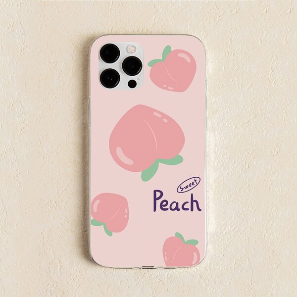 

Peach Pattern Phone Case, Multicolor