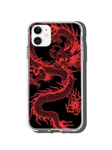 Custodia per telefono drago cinese - Rosso - Visualizzare 1