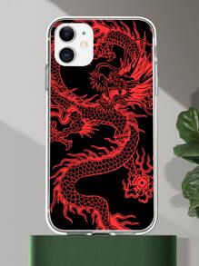 Custodia per telefono drago cinese - Rosso - Visualizzare 2