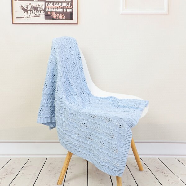 

Baby Plain Blanket, Blue