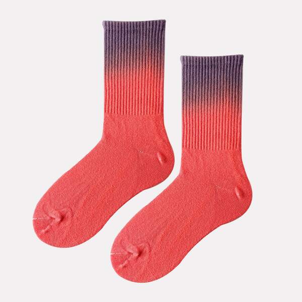 

Color Block Crew Socks, Multicolor