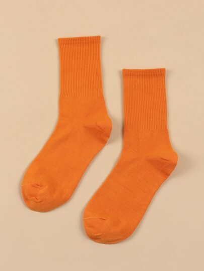 Plain Crew Socks, Fall