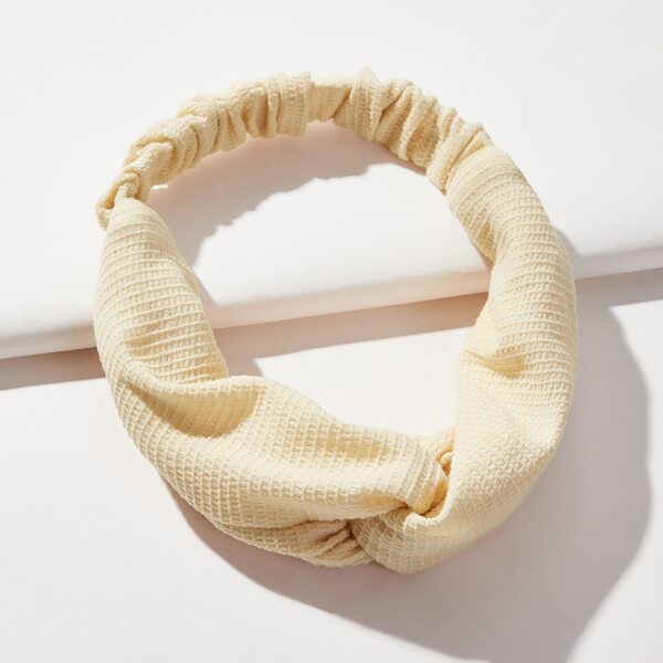 

Simple Plain Headband, Yellow