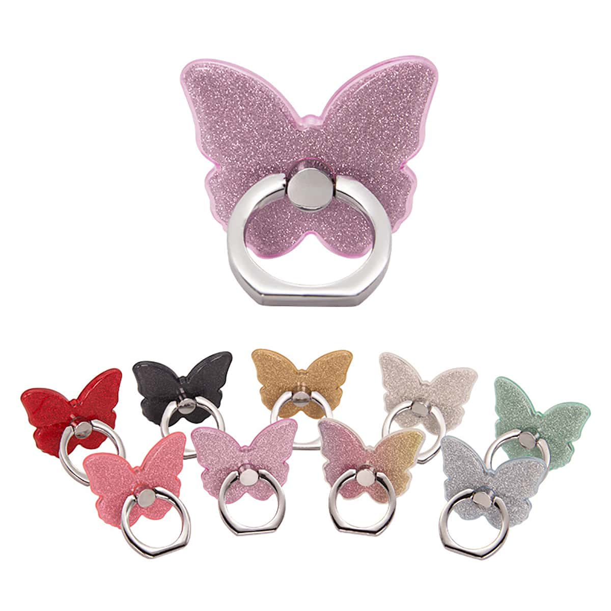 

1pc Random Butterfly Phone Holder, Multicolor