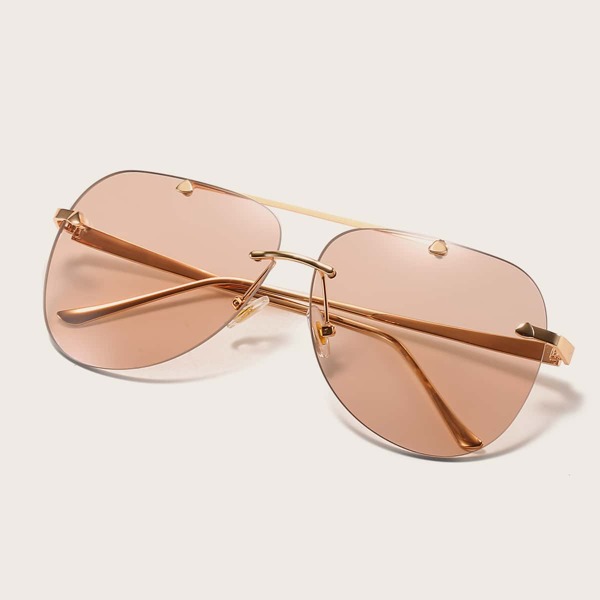 

Rimless Aviator Sunglasses