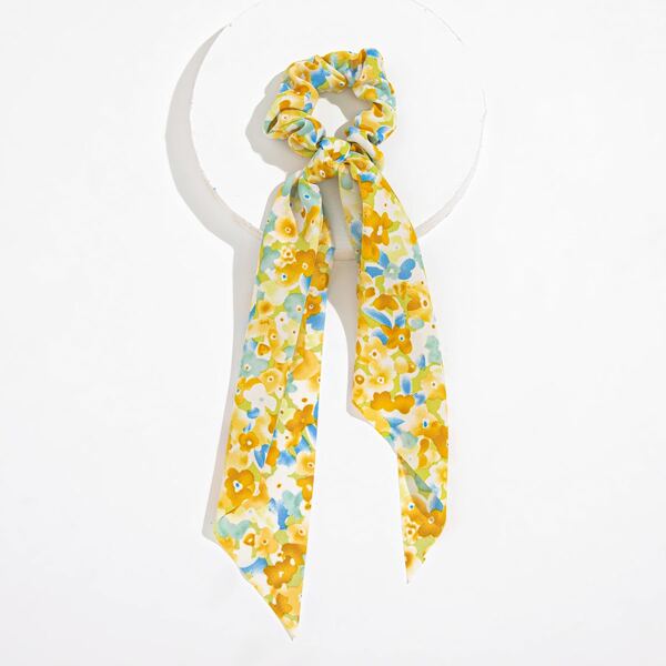 

Flower Print Hair Tie, Multicolor
