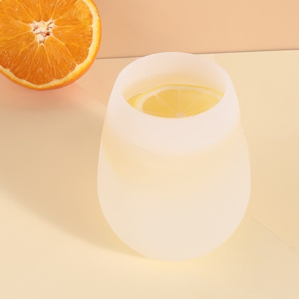 

Plain Silicone Cup, White