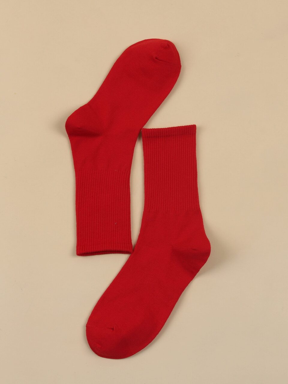 Plain Crew Socks, Fall, For Christmas