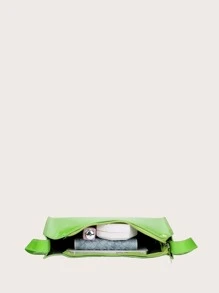 Minimalist Artificial Patent Leather Bag