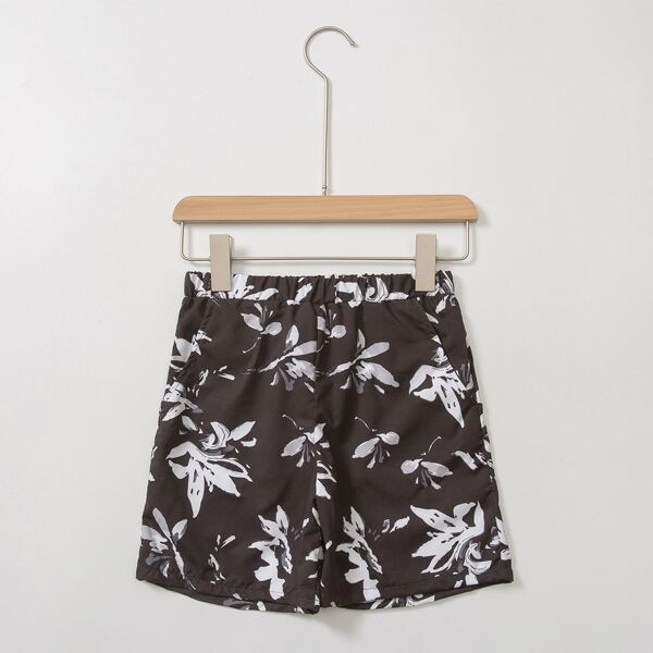 

Boys Tropical Print Beach Shorts, Multicolor