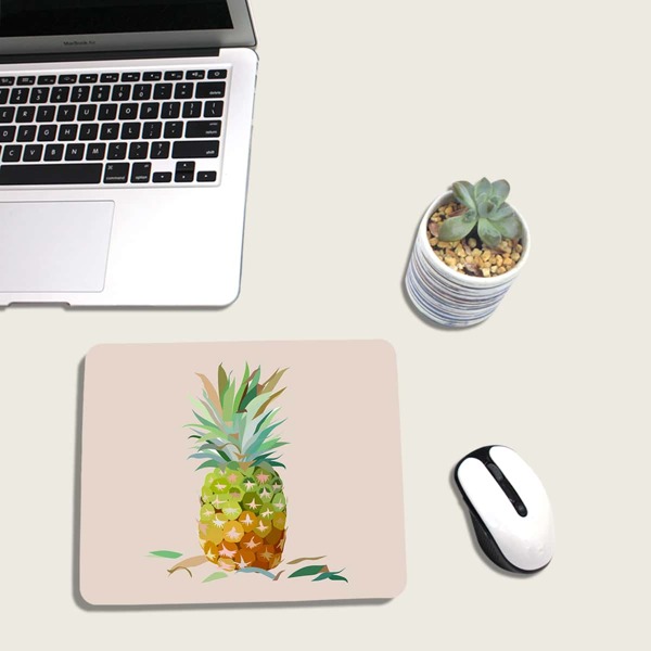 

Pineapple Pattern Mouse Pad, Apricot