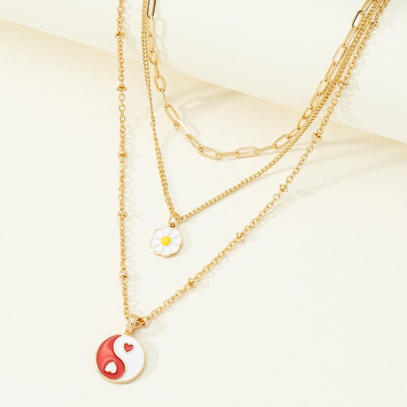 

Yin & Yang Charm Layered Necklace, Gold