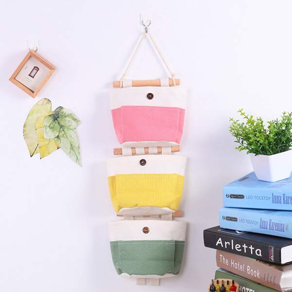 

1pc Random Color Hanging Bag, Multicolor