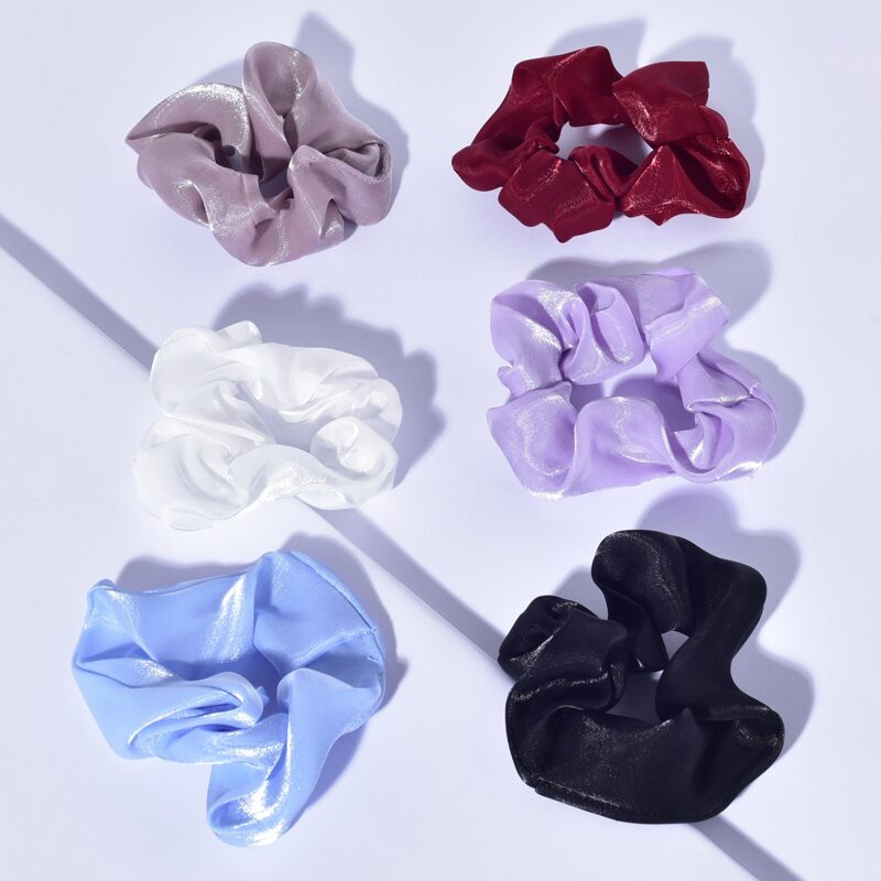 

6pc Simple Scrunchie, Multicolor