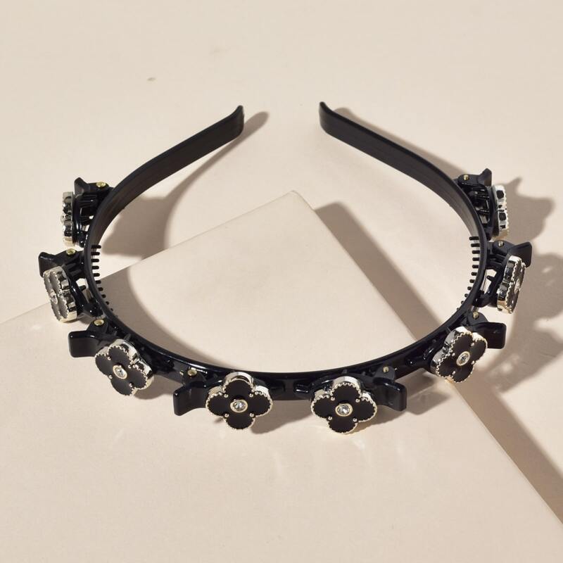 

Rhinestone Flower Hair Hoop, Multicolor