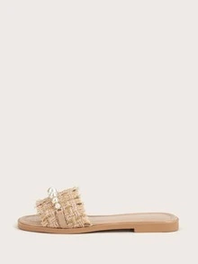 Sandalias Perlas De moda - Albaricoque - Ver 3