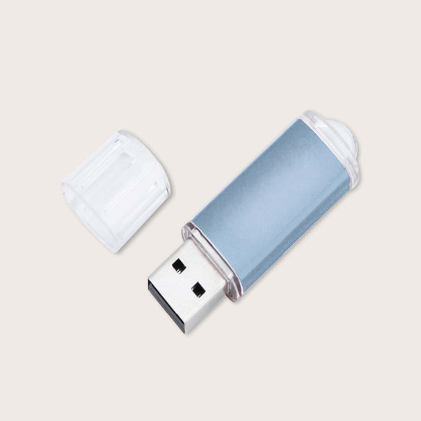 

Simple USB Flash Drive, Dusty blue