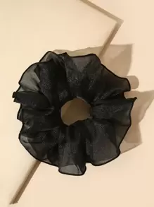 Mesh Hair Tie - Black - View 1