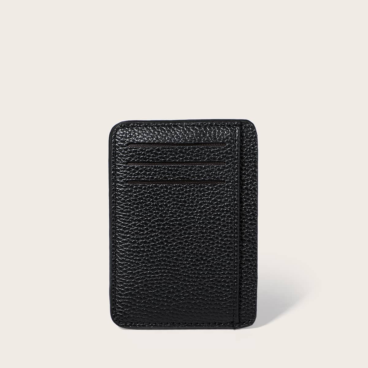 

Solid Card Holder, Black