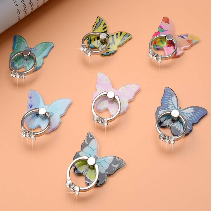

1pc Random Butterfly Phone Holder, Multicolor