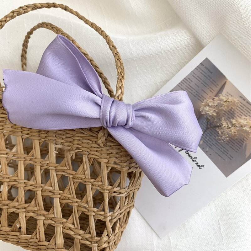 

Bow Knot Hair Clip, Lilac purple