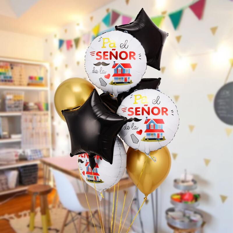 

10pcs Father's Day Balloon Set, Multicolor