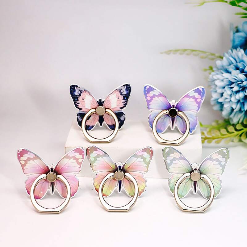 

1pc Random Butterfly Phone Holder, Multicolor