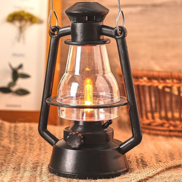 

1pc Vintage Kerosene Lamp, Yellow