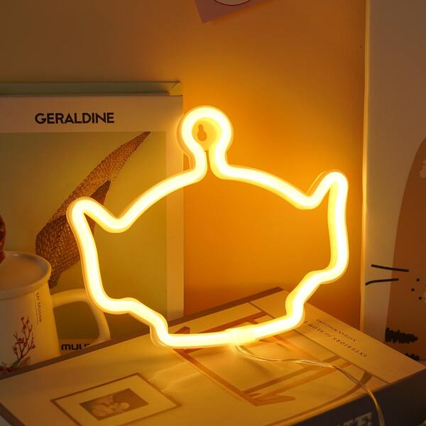 

Kettle Shaped Neon Light, Yellow
