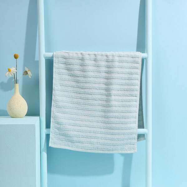 

Solid Color Face Towel, Baby blue