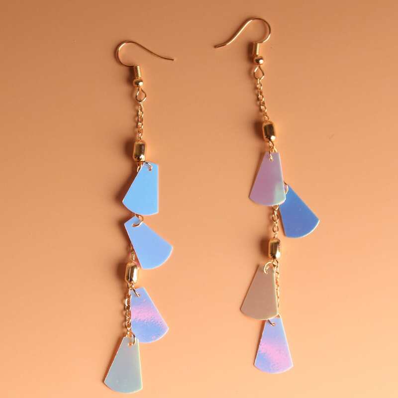 

Geo Drop Earrings, Multicolor