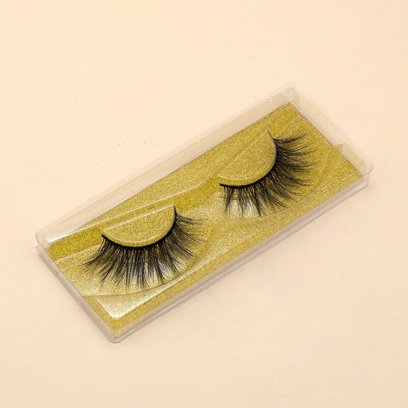 

1pair Volume Eyelashes, Black