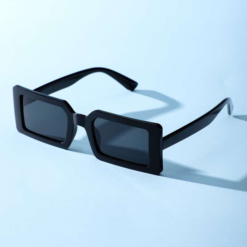 

Guys Rectangle Frame Sunglasses, Grey