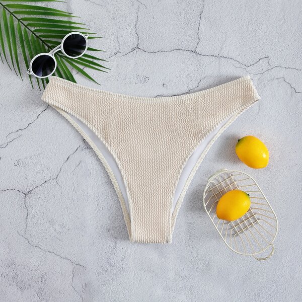 

Textured Bikini Panty, Beige