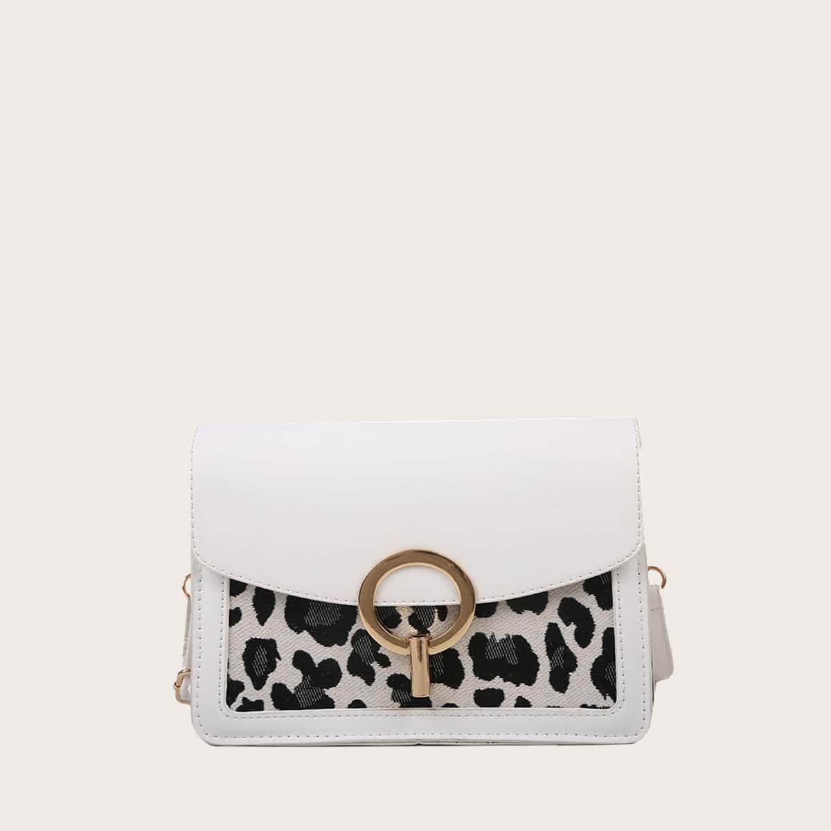 

Leopard Crossbody Bag, Beige