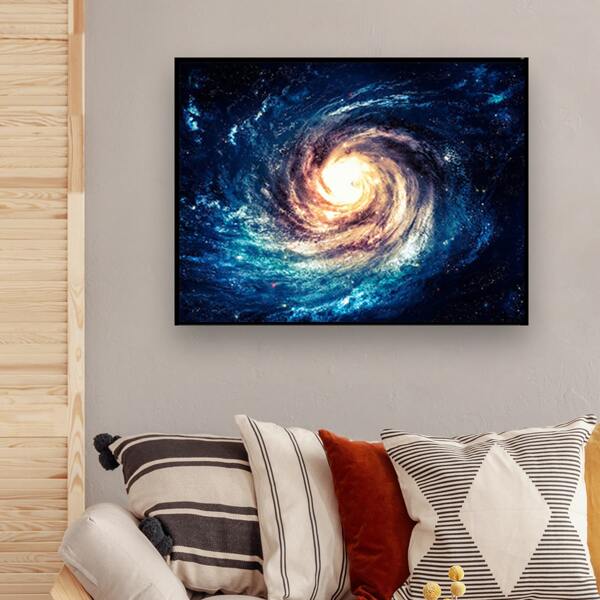 

Space Print DIY Diamond Unframed Painting, Multicolor