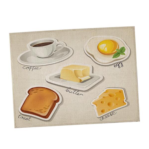 

Food Print Placemat, Multicolor