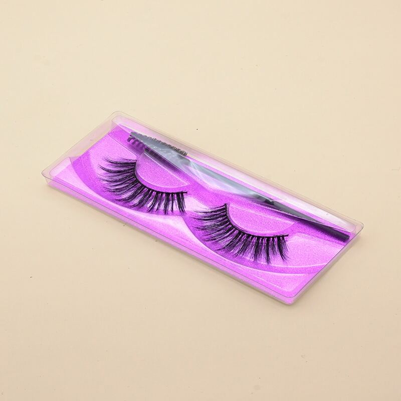 

1pair Volume Eyelashes, Black