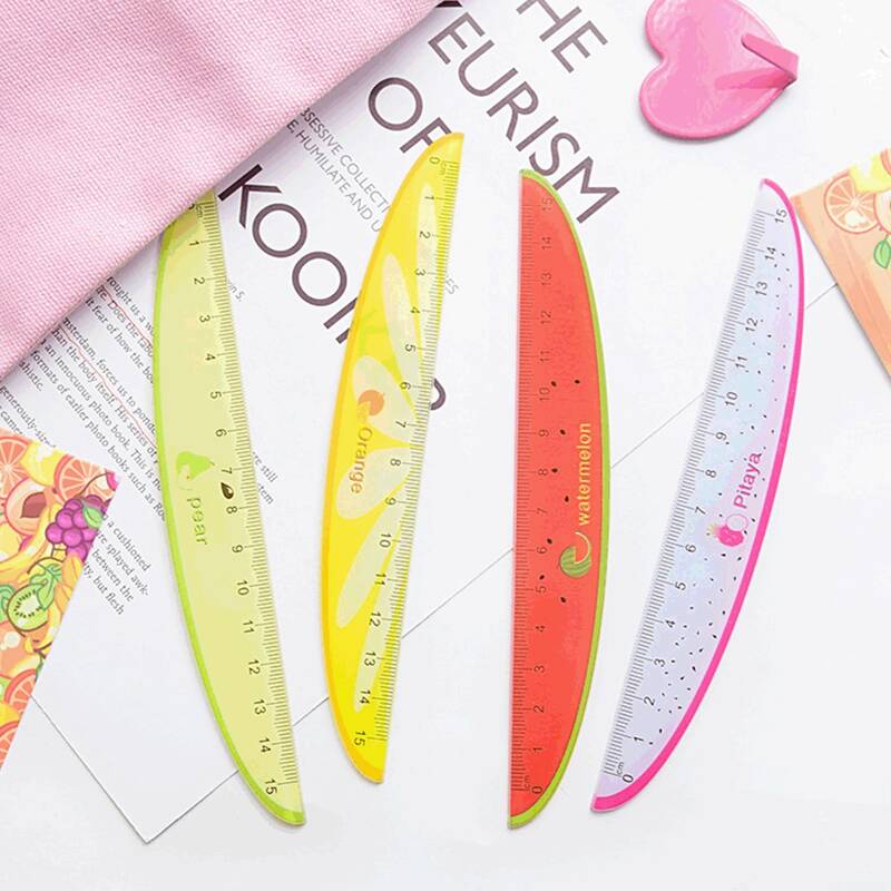 

1pc Fruit Shaped Random Ruler, Multicolor
