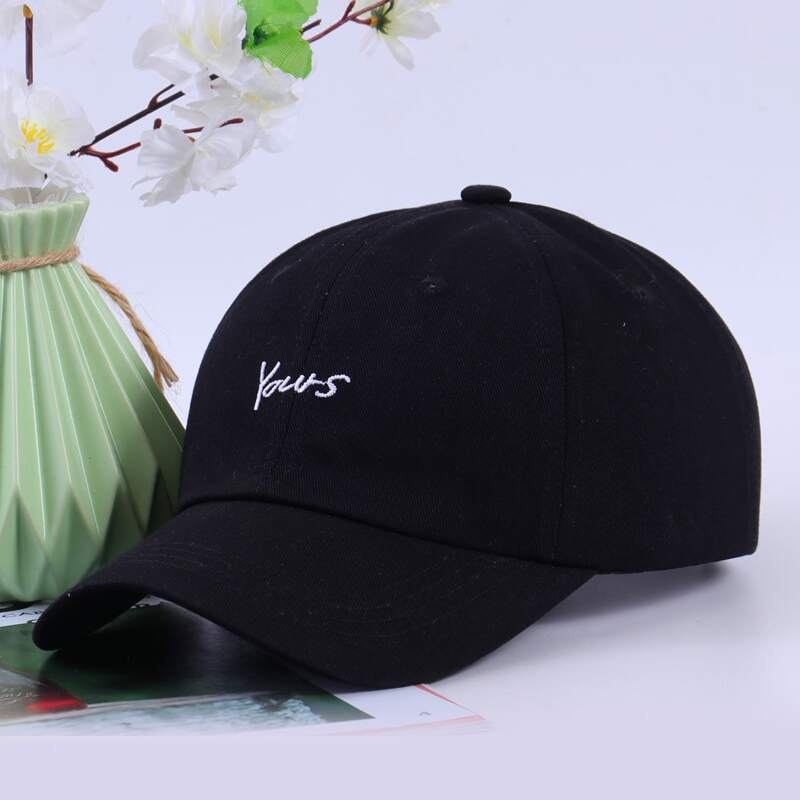 

Guys Letter Graphic Embroidery Baseball Cap, Black