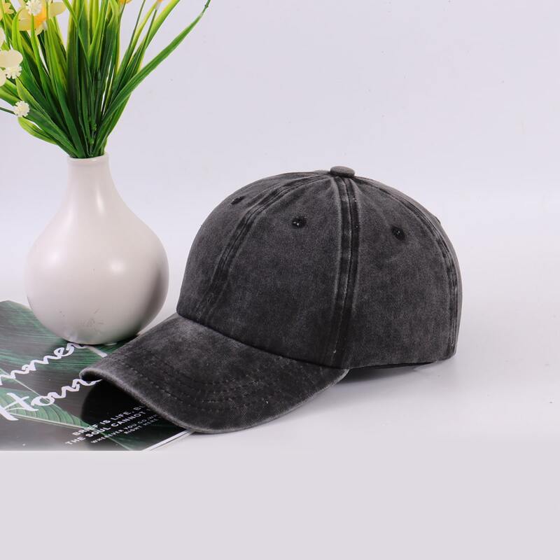 

Guys Simple Solid Baseball Cap, Dark grey