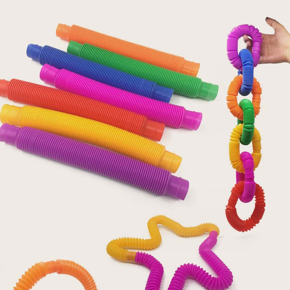 

1pc Random Stress Relief Tube Toy, Multicolor