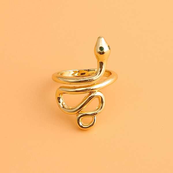 

Snake Design Ring, Gold