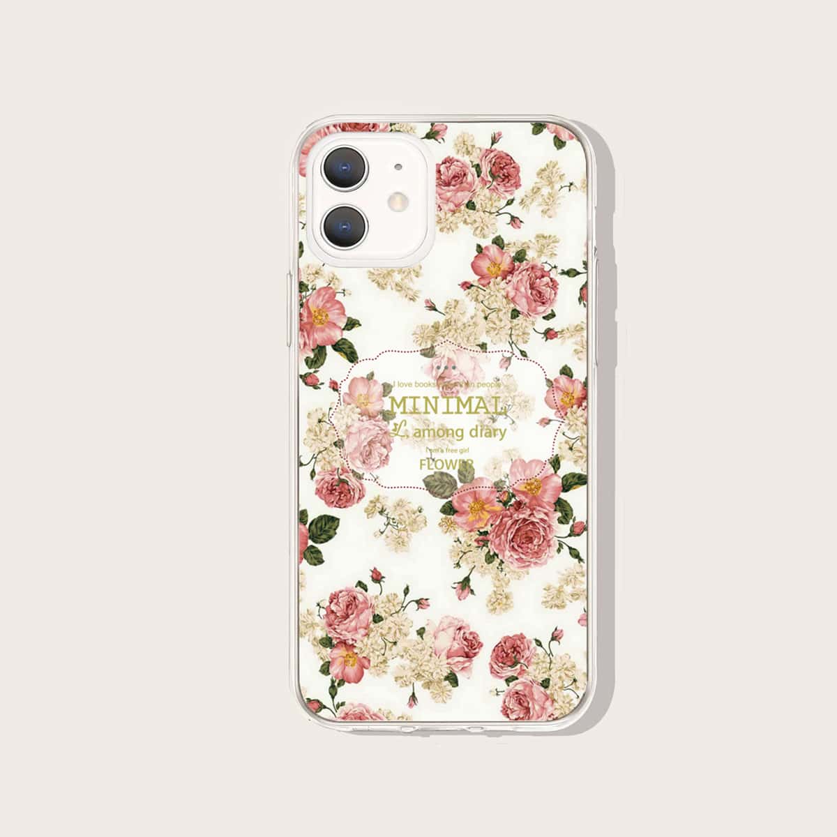 

Flower Graphic Phone Case, Multicolor