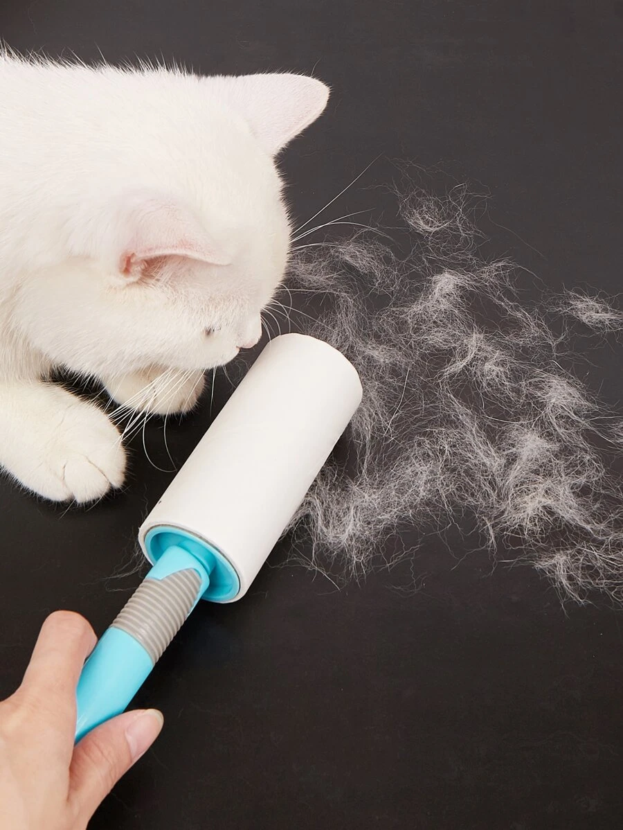 1 pieza rollo de pelo adhesivo de mascota - Celeste - Ver 1