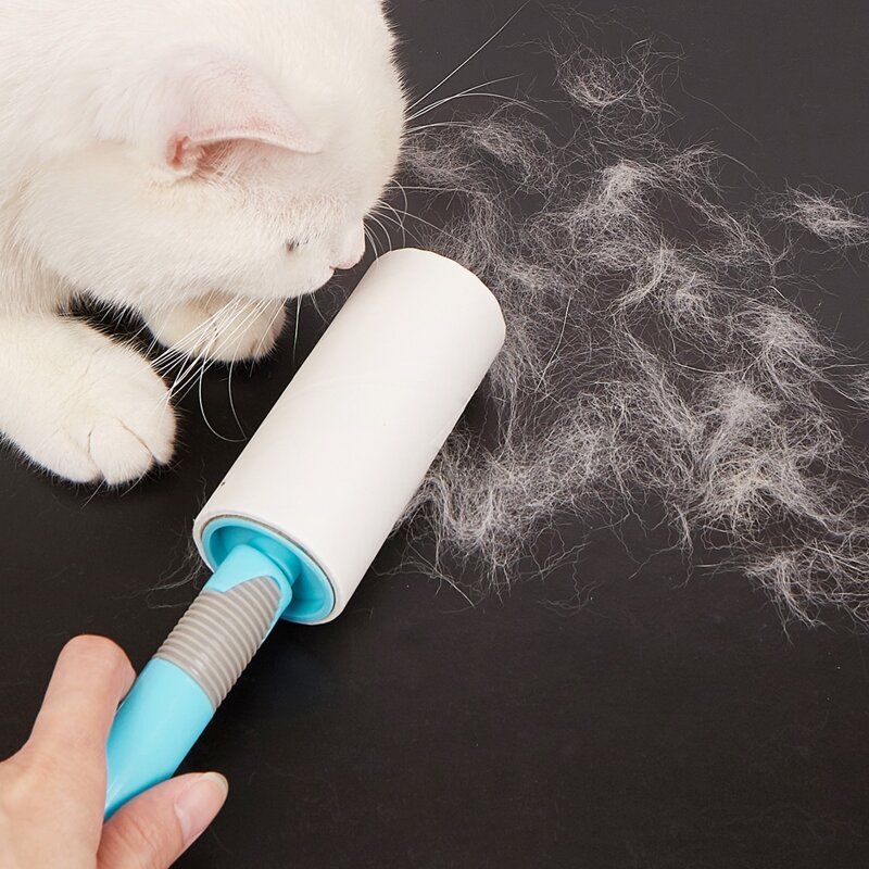 

1pc Pet Sticky Hair Roller, Baby blue