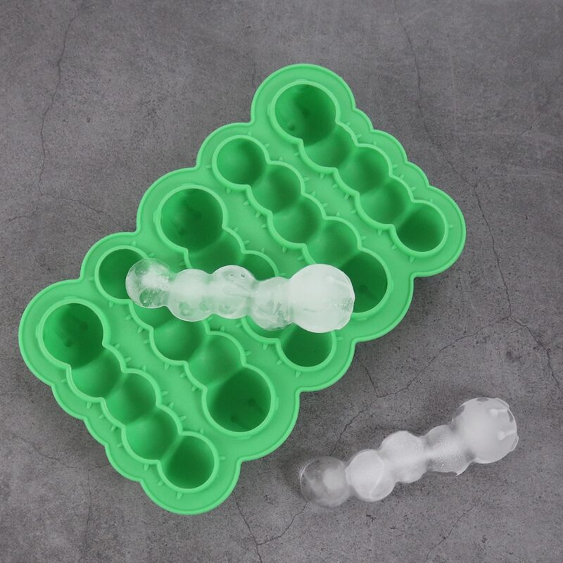 

1pc Caterpillar Chocolate Mold, Green