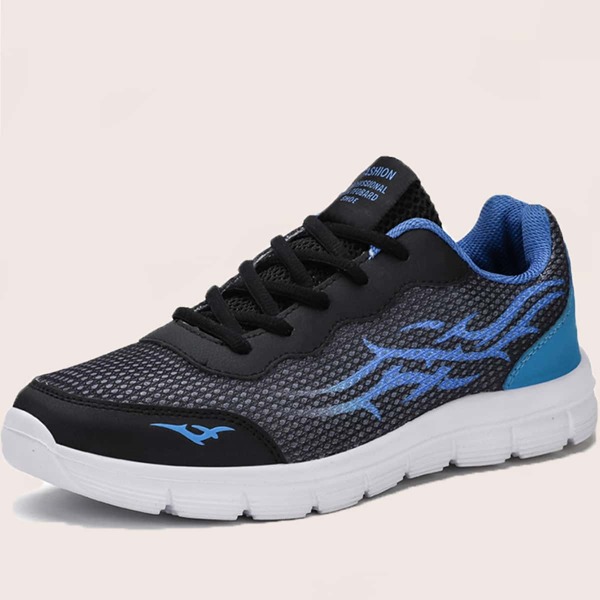 

Men Lace Up Front Sneakers, Blue