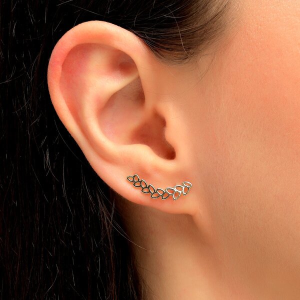 

Hollow Out Earrings, Gold