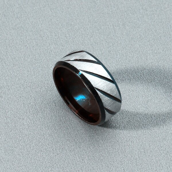 

Men Simple Ring, Silver